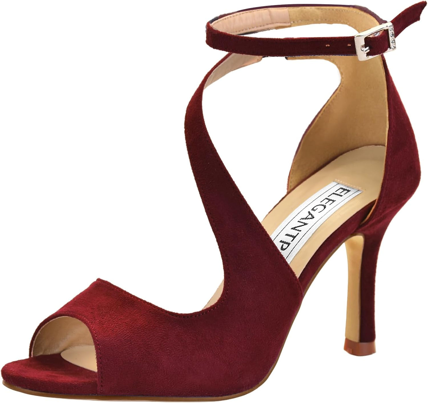 Elegant High Heels for Women: Strappy Peep Toe Wedding Sandals