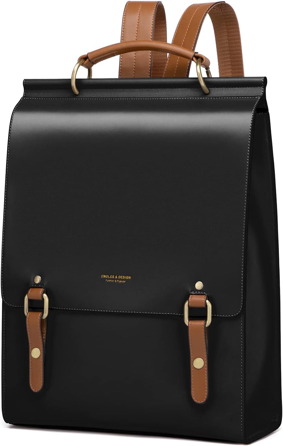 Cnoles Leather Backpack Purse for Women - Vintage Style
