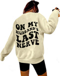 SUPEYA Wife Life Oversized Sweatshirt