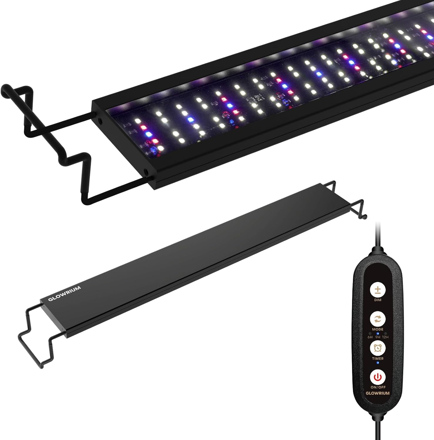 GLOWRIUM Aquarium Light for Freshwater Fish Tanks, 48-58 in
