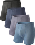 BAMBOO COOL Men's Ultra ComfortSoft Boxer Briefs (Style W4X3)