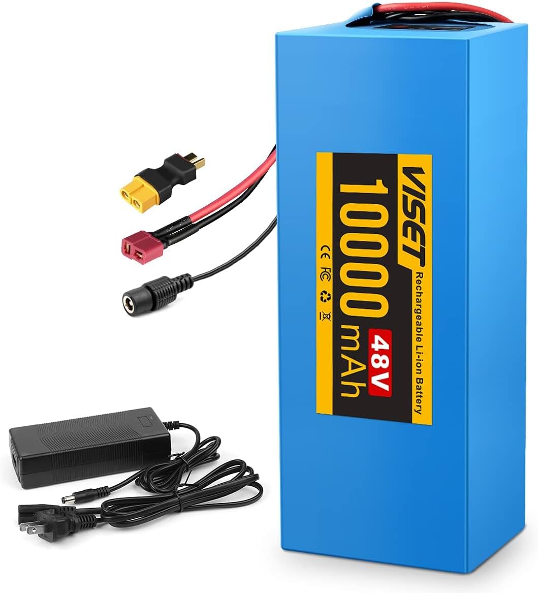 48V Lithium Ion Ebike Battery with BMS for E-Bikes and More