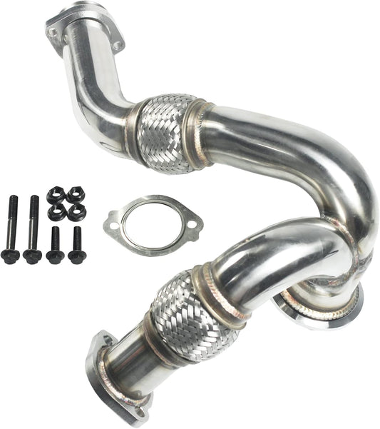 JDMSPEED Turbocharger Y-Pipe Up Pipe Kit for Ford 6.0L Diesel