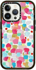 CASETiFY Impact Case for iPhone 13 Pro - Magenta Confetti - Clear
