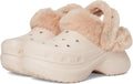 Crocs Bae Lined Clogs Fuzzy Platform Slippers - Cozy Elevated Look