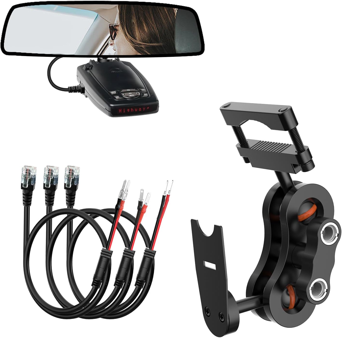 Radar Detector Mount for Escort Beltronics Vector and More