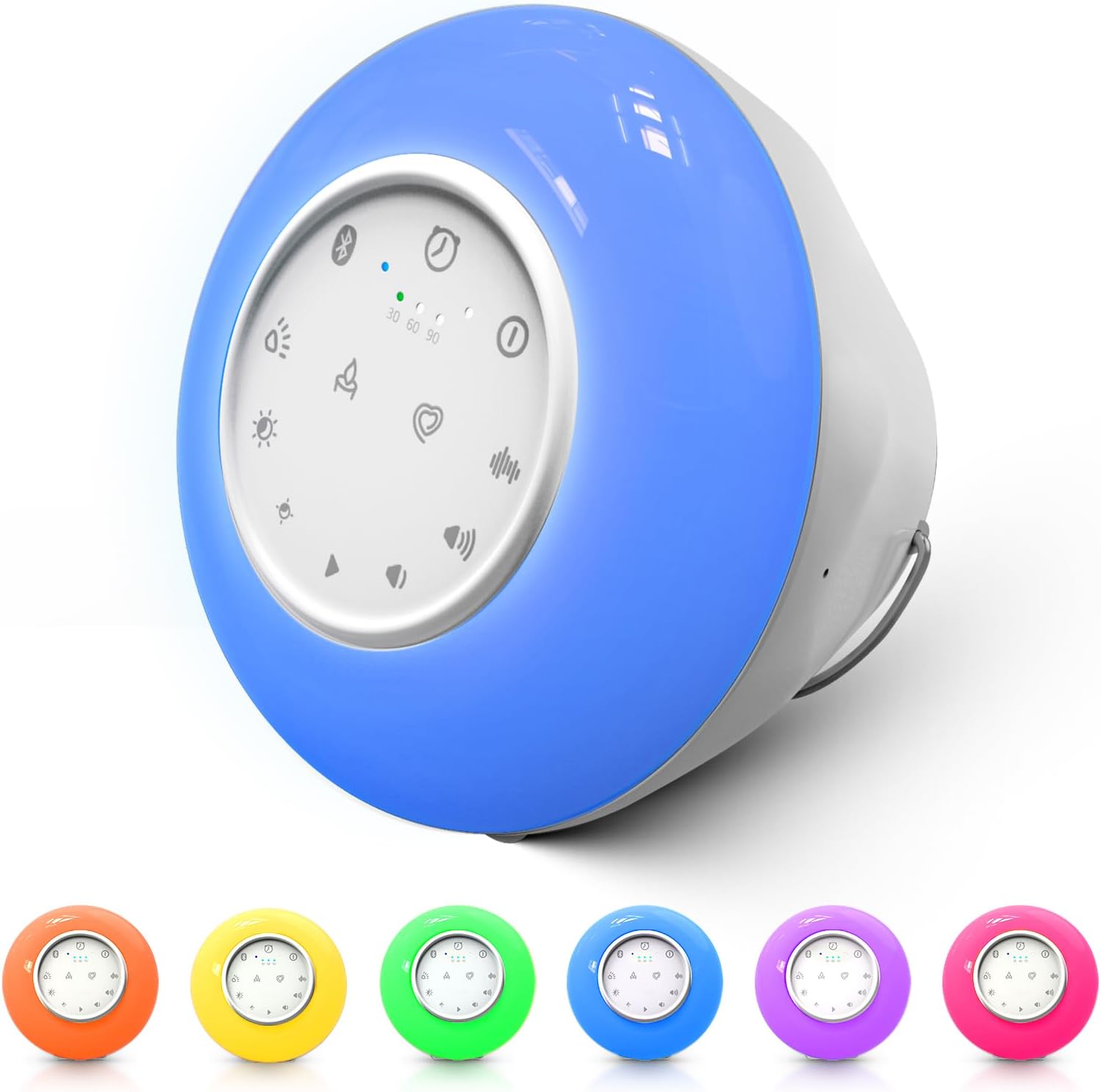IPX6 Waterproof Bluetooth Shower Speaker with LED Lights
