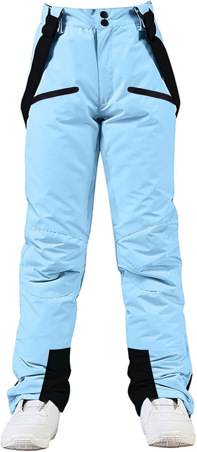 Womens Ski Pants Insulated Waterproof Winter Outdoor Hiking Gear
