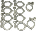 QiiMii Stainless Steel 304 2 in Tri Clamp Single Pin - Heavy Duty