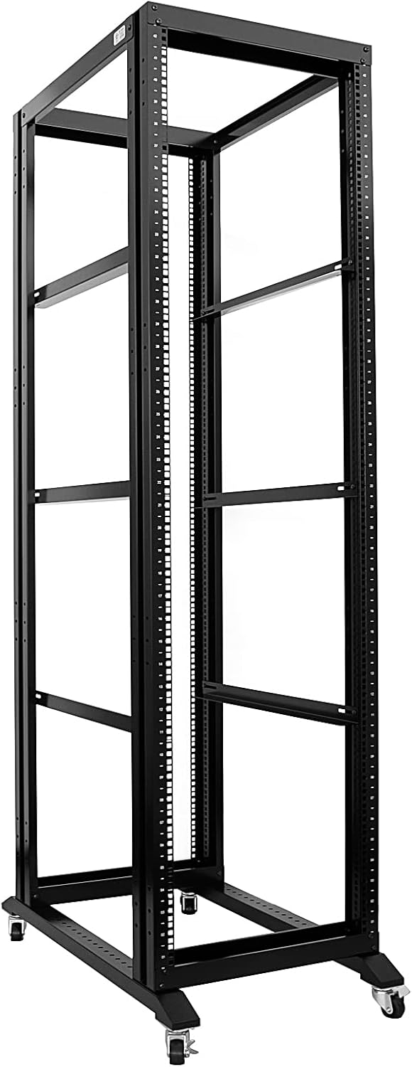 42U 4 Post Open Frame 19in Server Rack for Audio Equipment
