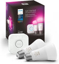 Philips Hue Smart Light Bulbs Starter Kit - White & Color Ambiance