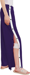Tear Away Pants Side Split Snap Open Bottom Sweatpants - Post Surgery