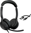 Jabra Evolve2 50 Wired Dual-Ear Headset - Comfort & Clear Calls