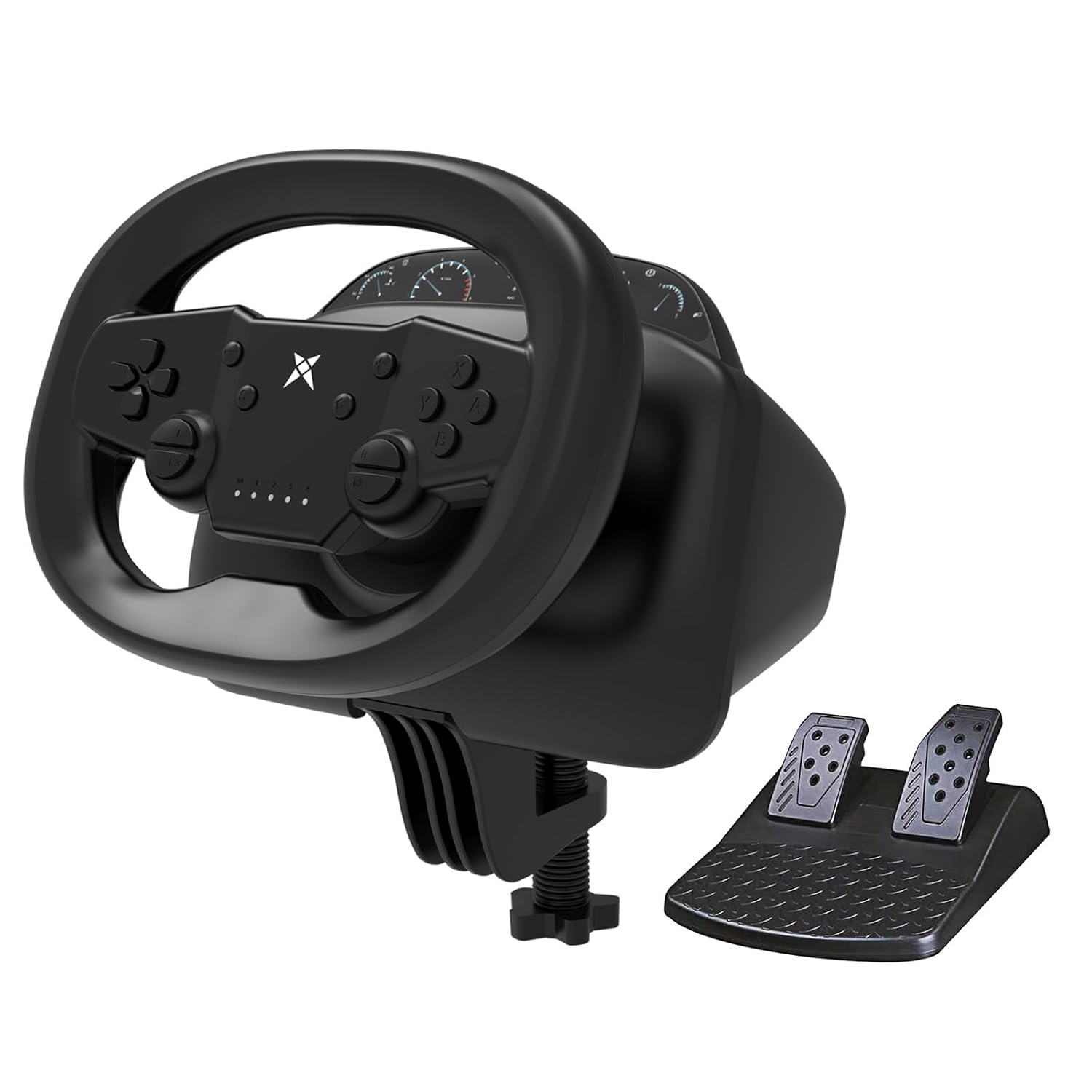DOYO Gaming Steering Wheel with Pedal for Ultimate Racing Fun