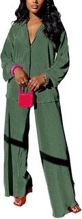 kaimimei Casual 2 Piece Linen-Look Set for Women - Versatile
