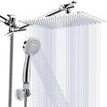 12ft Shower Head Combo 12 in Rainfall and Handheld - High Pressure