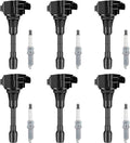 Set of 6 Ignition Coil Packs Compatible with Nissan Infiniti 3.5L