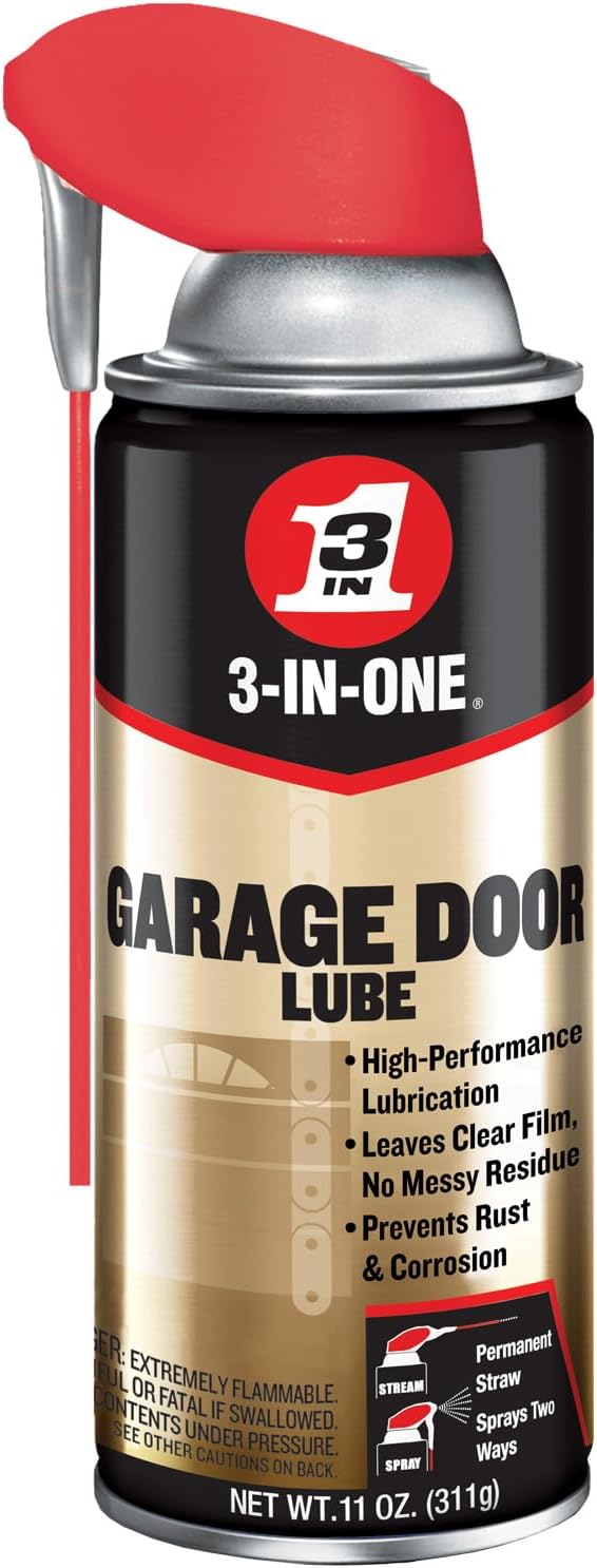 3-IN-ONE Garage Door Lubricant for Smooth Operation 11 OZ