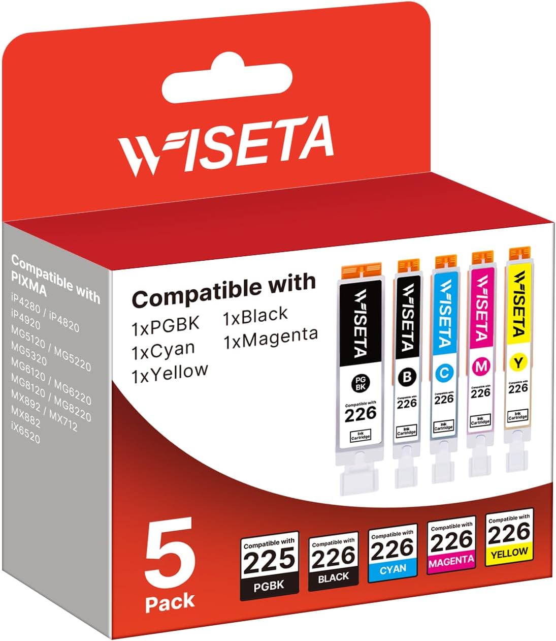 PGI-225XL CLI-226XL Replacement Ink Cartridges for Canon Printers