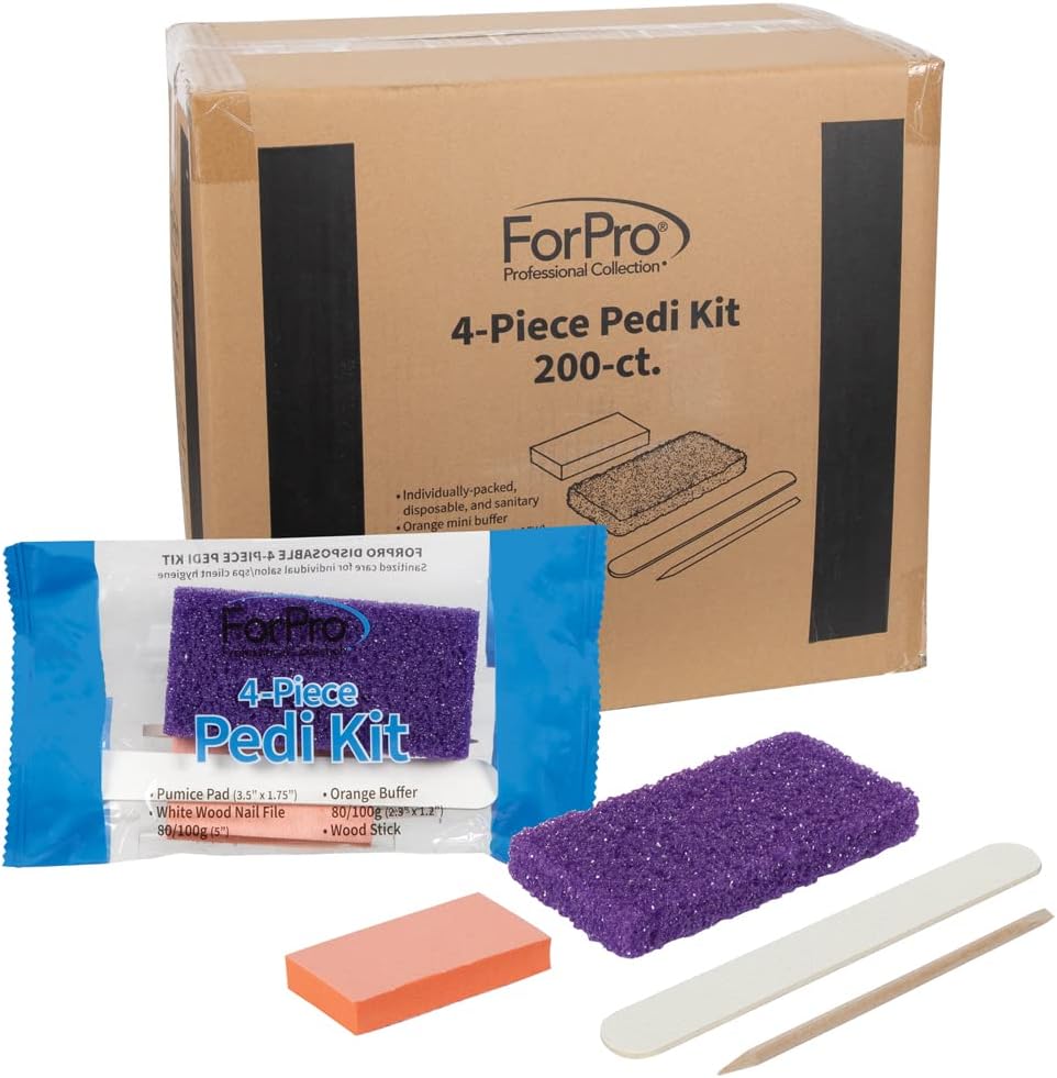 ForPro 4-Piece Pedi Kit for a Professional Pedicure Experience