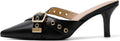 Mostrin Kitten Mules Heels for Women - Pointed Vintage Slip On Pumps