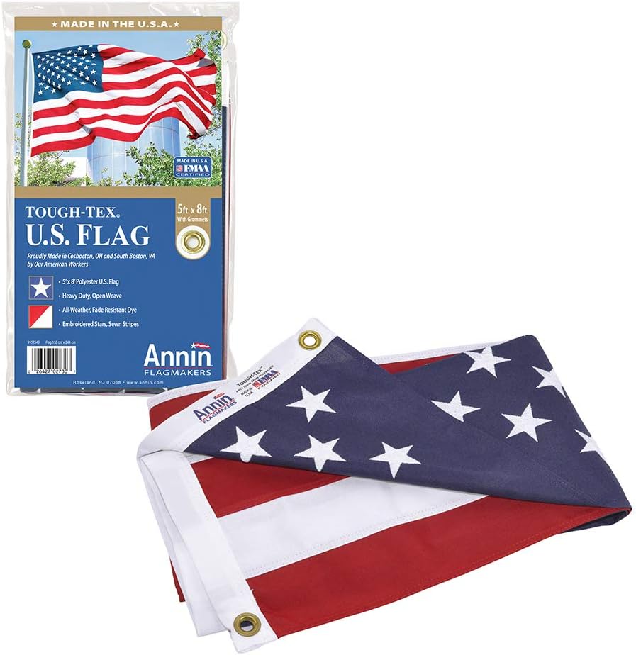 Tough-Tex American Flag by Annin Flagmakers - 5 x 8 Feet