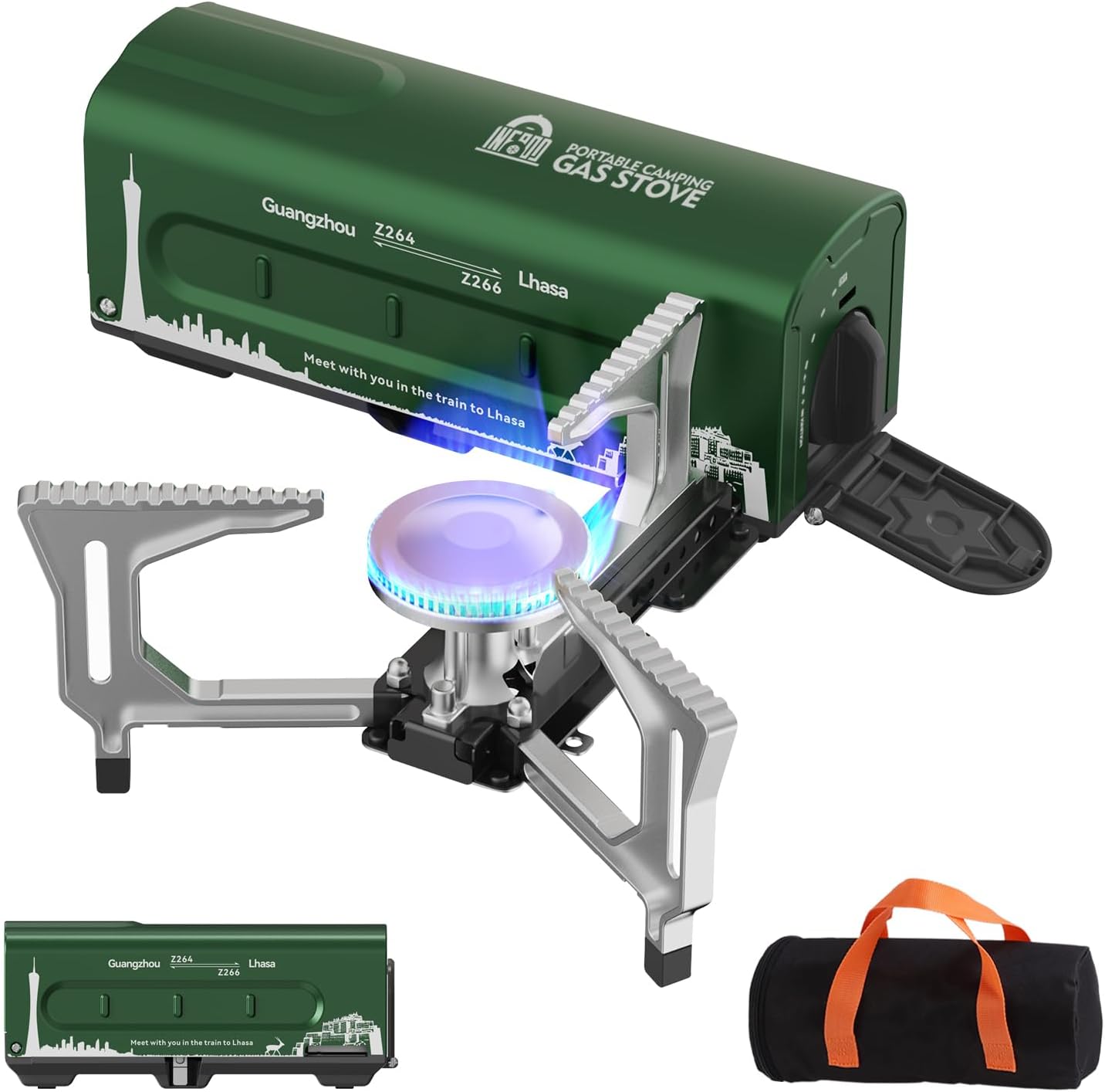 Portable Folding Camp Stove | Butane Gas | Outdoor Cooking