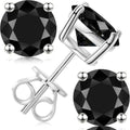 Moissanite Stud Earrings Screw Back 3-10mm - Secure, Brilliant Sparkle