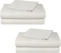 2-Pack Cotton Twin Sheet Sets 400 TC Sateen - Extra Soft Cooling