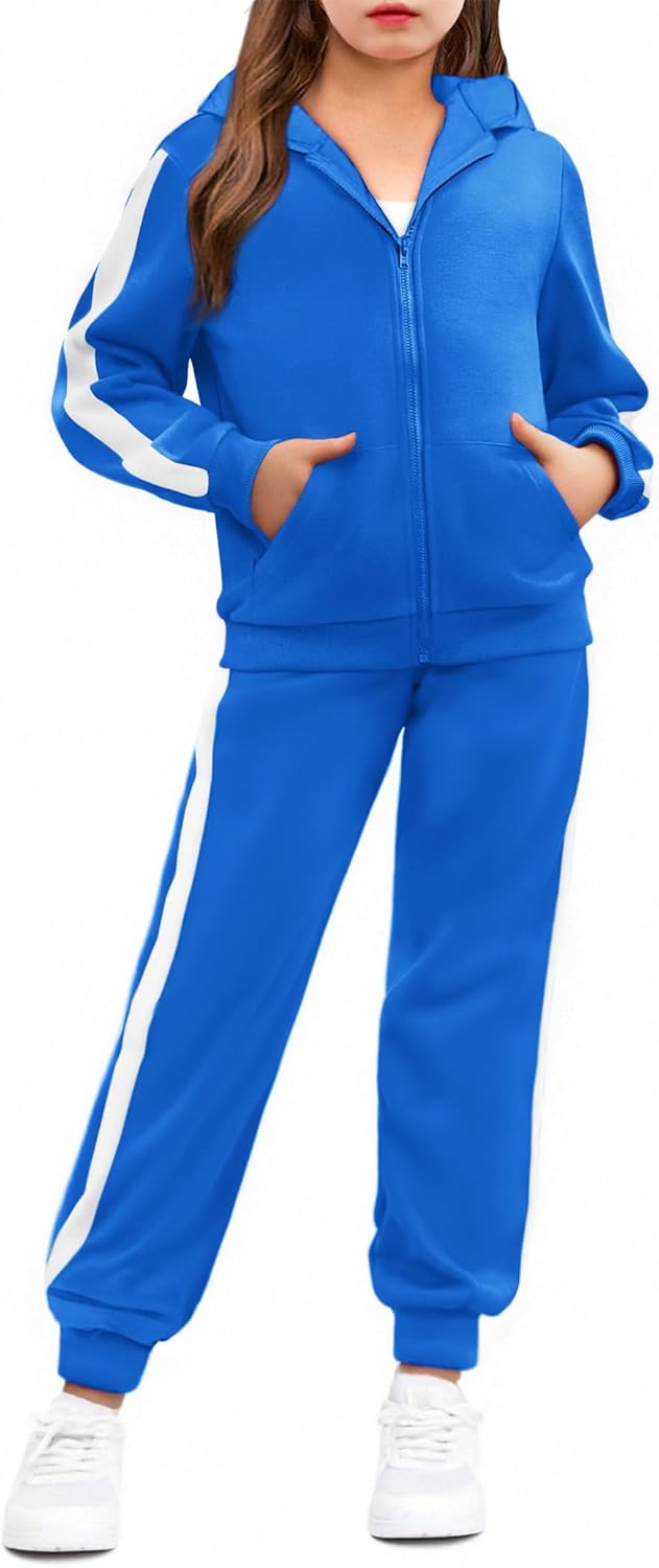 Arshiner Girls 2 Piece Outfits Tracksuit for Active Play