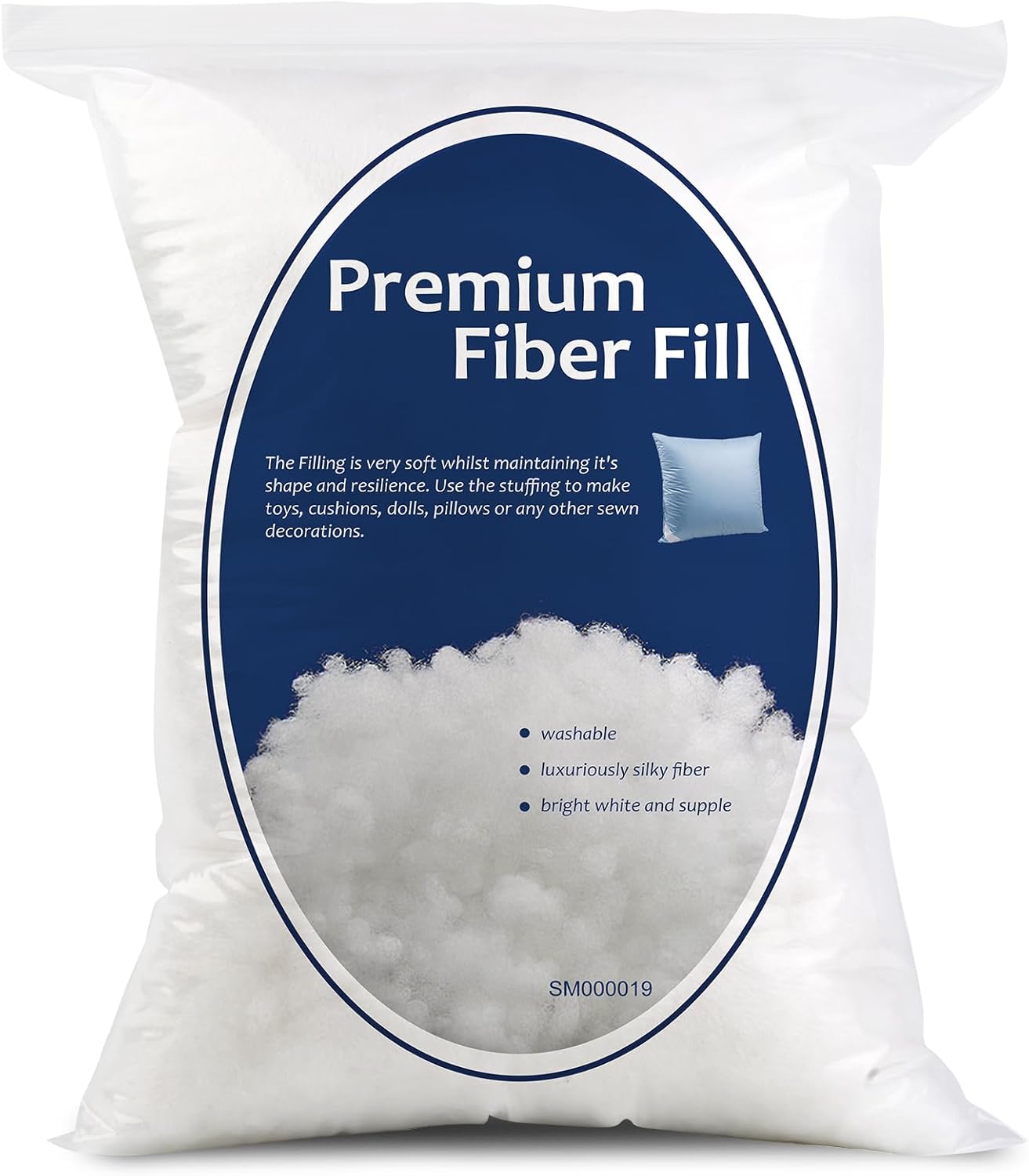 Bupete 4.2lb Polyfill Stuffing for Pillows and Crafts Projects