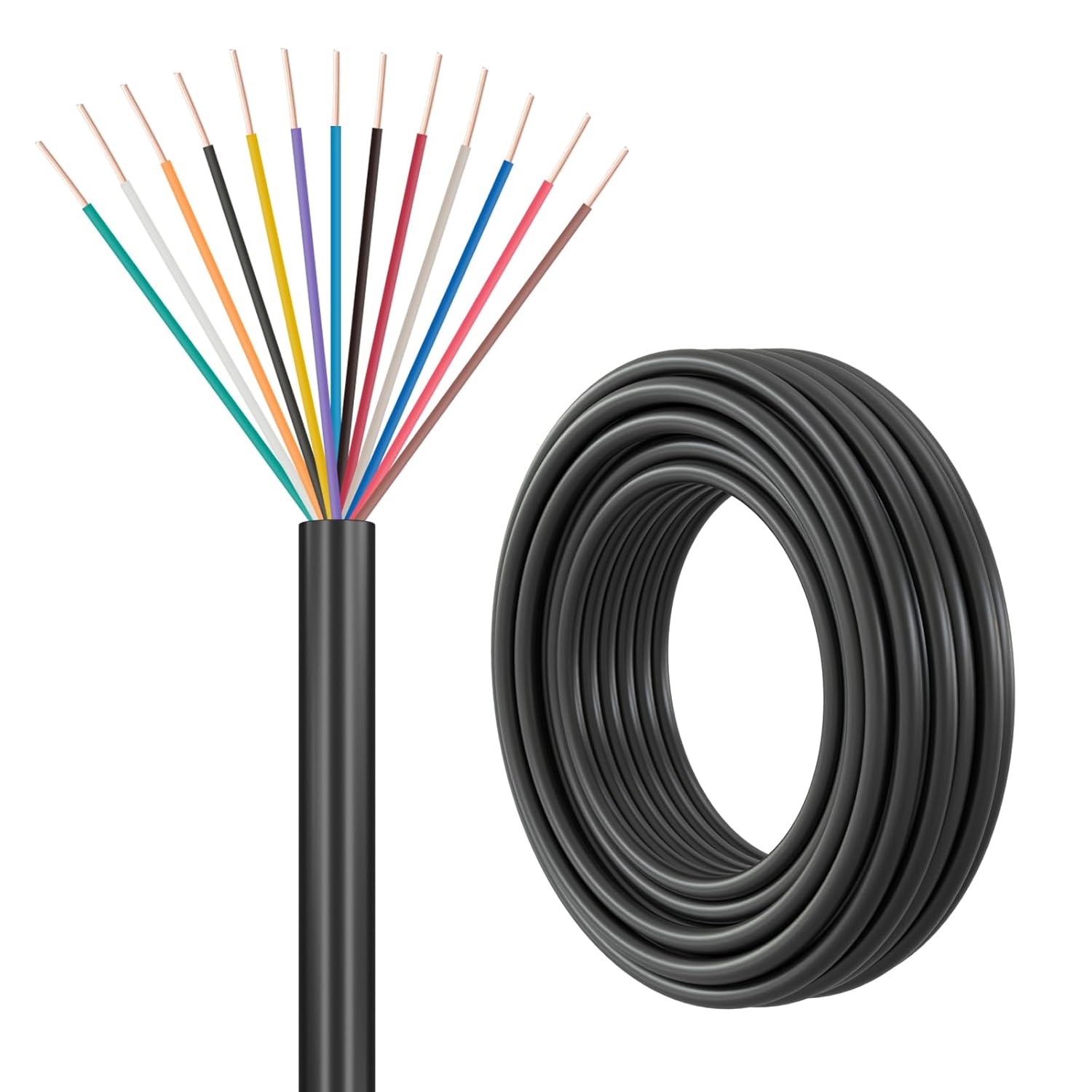 FIRMERST 18AWG Solid Sprinkler Wire for 12 Valves System 30 Feet