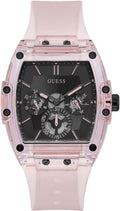 Men's Trend Tonneau 43mm Watch with Pink Case and Strap