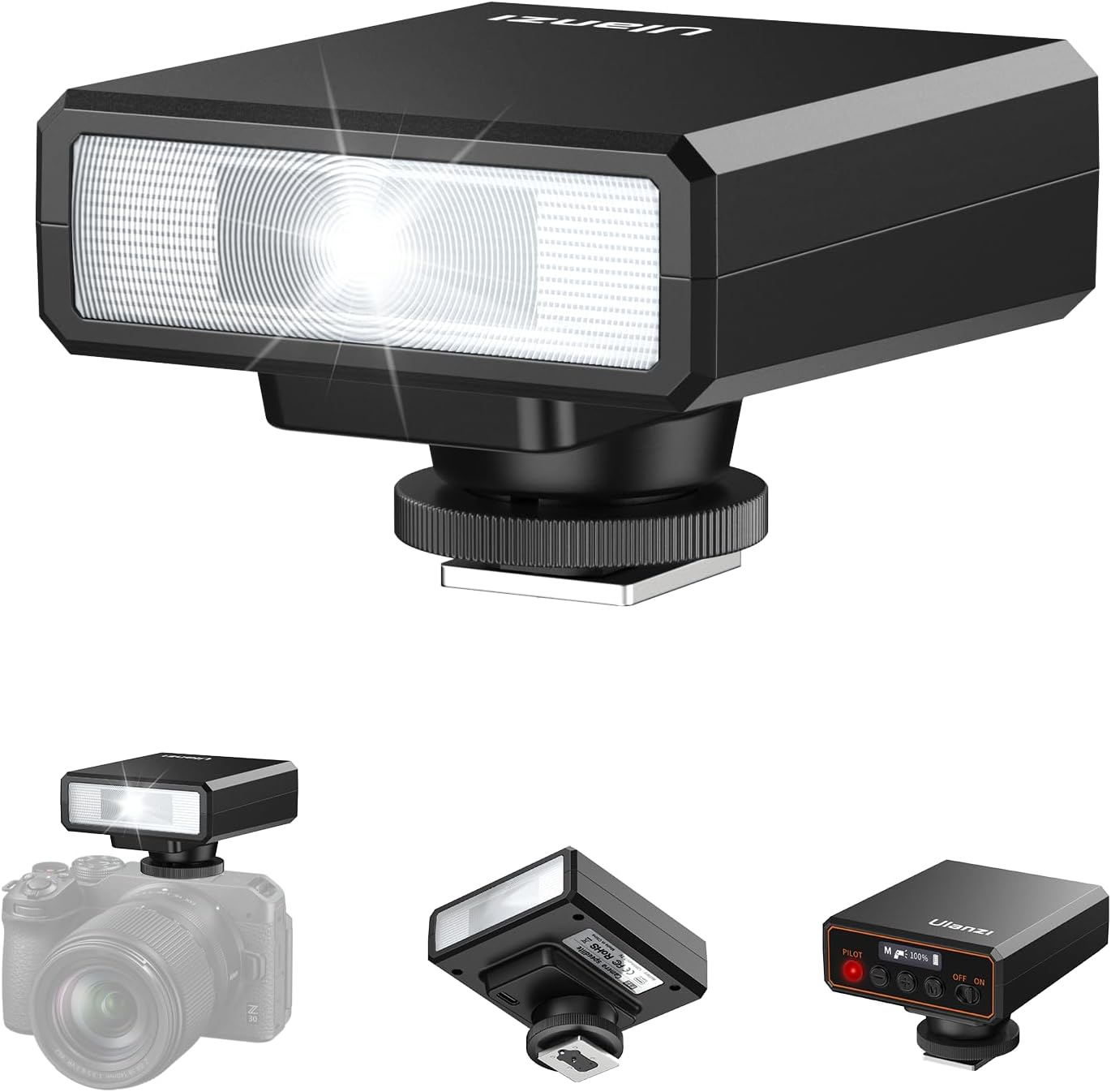 ULANZI F12 Mini Flash: Compact Speedlite for Canon, Nikon, Sony