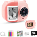 Instant Print Camera Toy for Kids - Educational Instant Print Camera