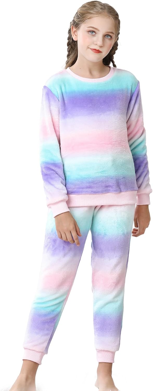 Soft Cozy Fleece Pajamas Set for Kids 7-16 Years - Perfect Choice
