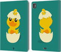 Head Case Designs Hatchling Kawaii Duck Leather Wallet Case for iPad
