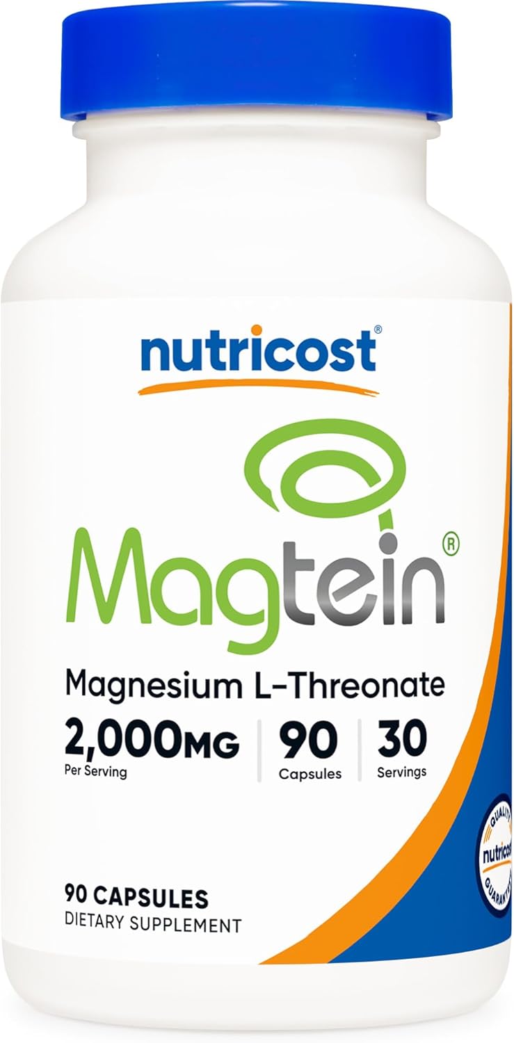 Nutricost Magtein Magnesium L-Threonate 2,000mg Capsules Review