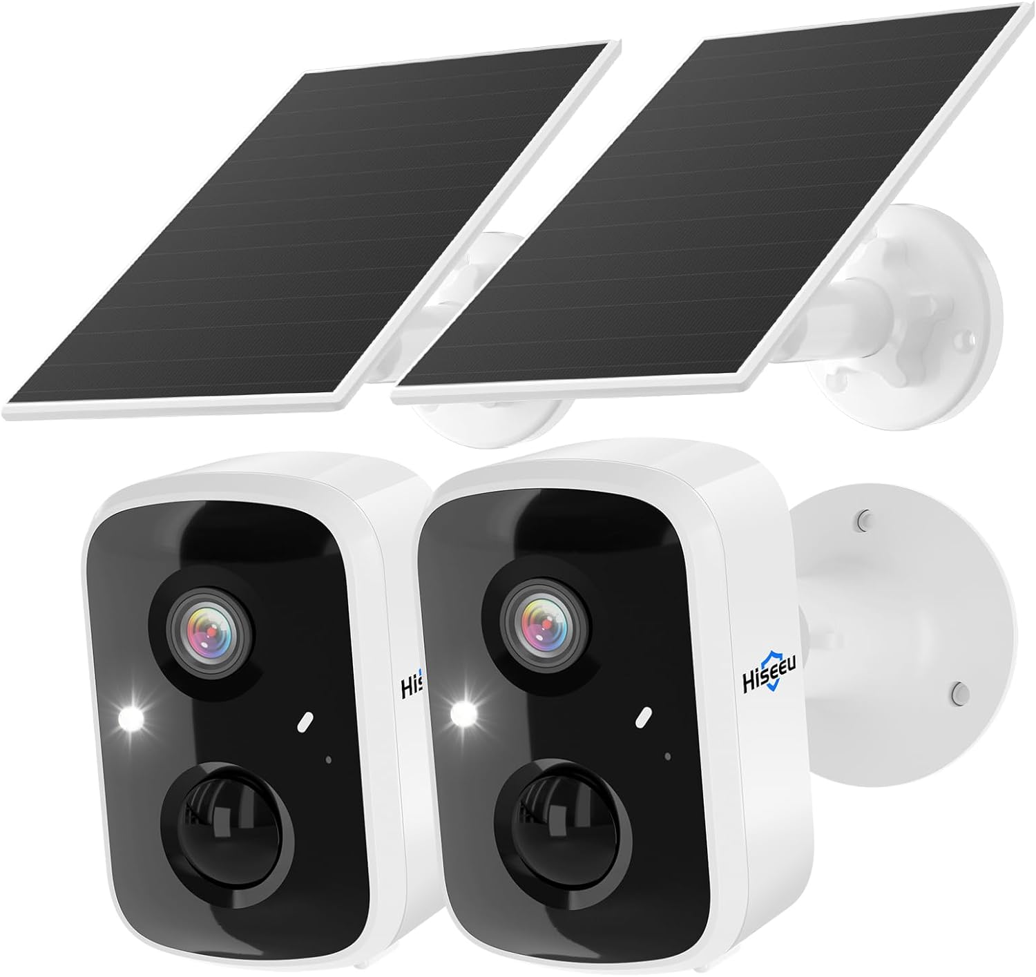 Hiseeu Solar Security Cameras Wireless Outdoor 2 Pack Review