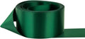 Ribbon Bazaar Double Faced Satin Ribbon 3-1/2in Hunter - Premium Gloss