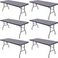6 Pack Picnic Table Cover for 6 ft Rectangle Table - Windproof Fit