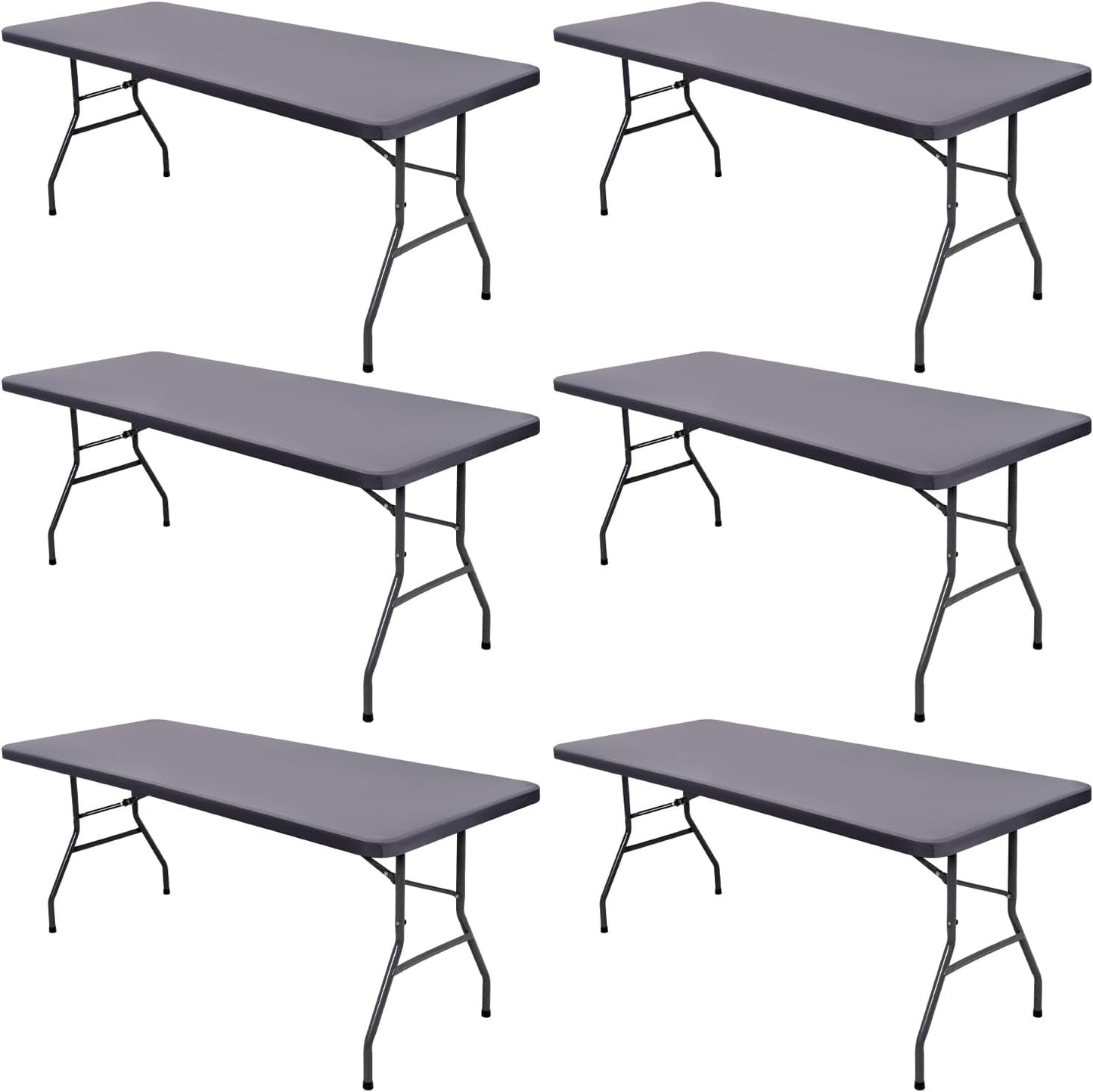 6 Pack Picnic Table Cover Outdoor Elastic Fitted Tablecloths