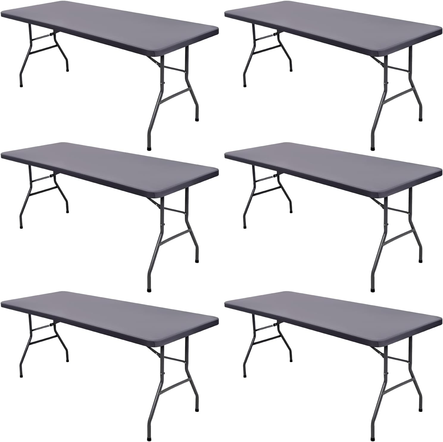 6 Pack Picnic Table Cover Outdoor Elastic Fitted Tablecloths
