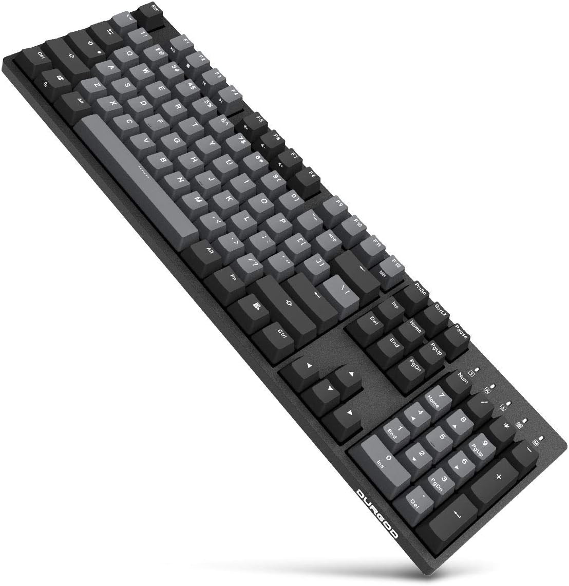 DURGOD Gaming Mechanical Keyboard with Cherry MX Silent Red Switches