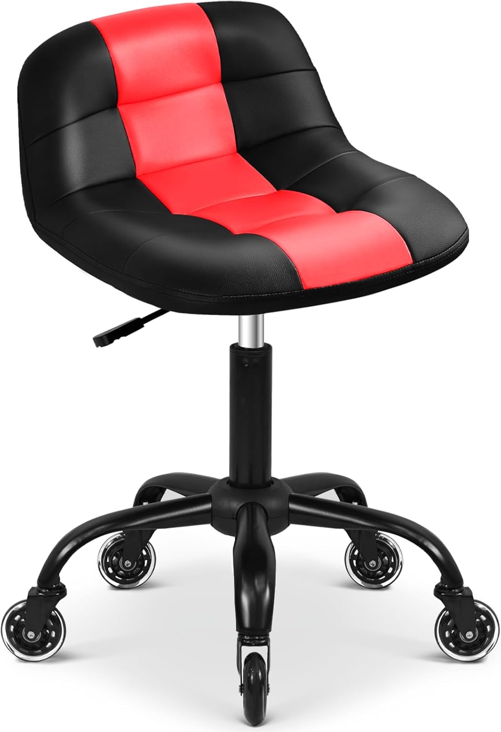 Rolling Shop Stool with Wheels for Garage and Home Use