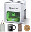 Bisofice K6 Mini 3000mW Laser Engraver - Compact 80x80mm DIY Tool