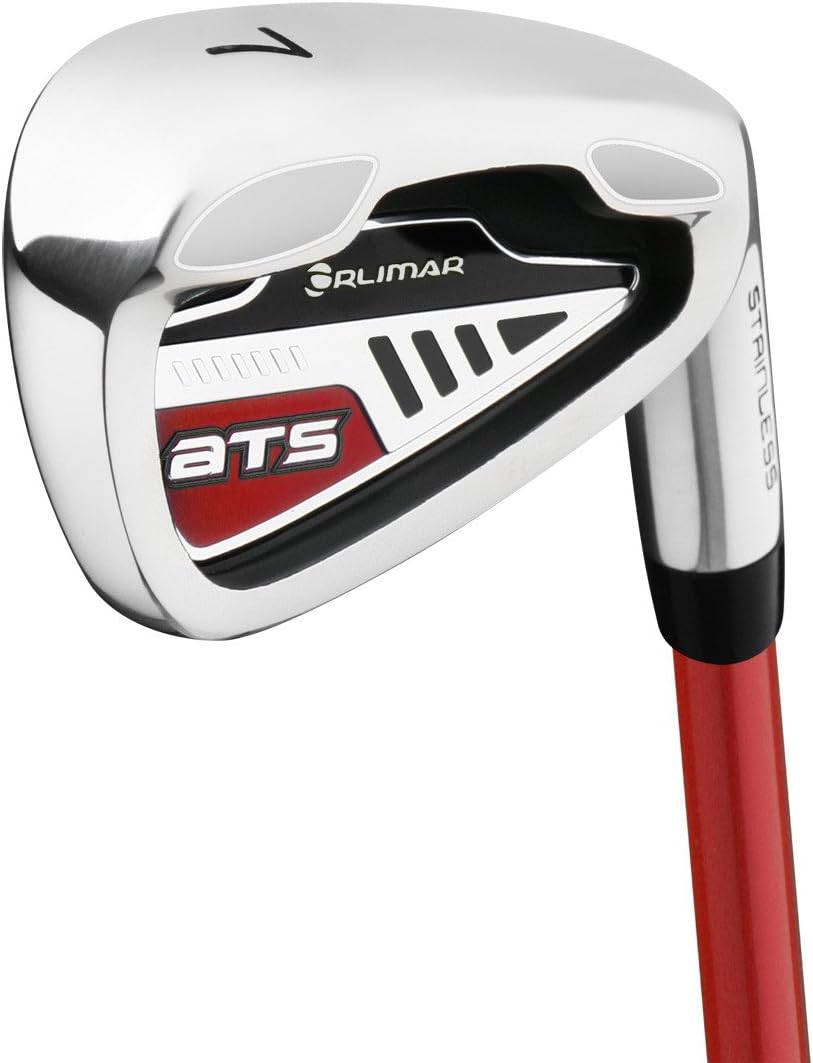Orlimar ATS Junior Boys' Red/Black Series Golf Clubs for Ages 9-12