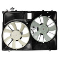 TRQ Radiator Dual Cooling Fan Assembly Compatible with 2007-2009 Lexus