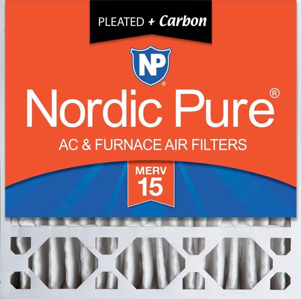 Nordic Pure 20x20x5 Honeywell Replacement Furnace Filters MERV 15