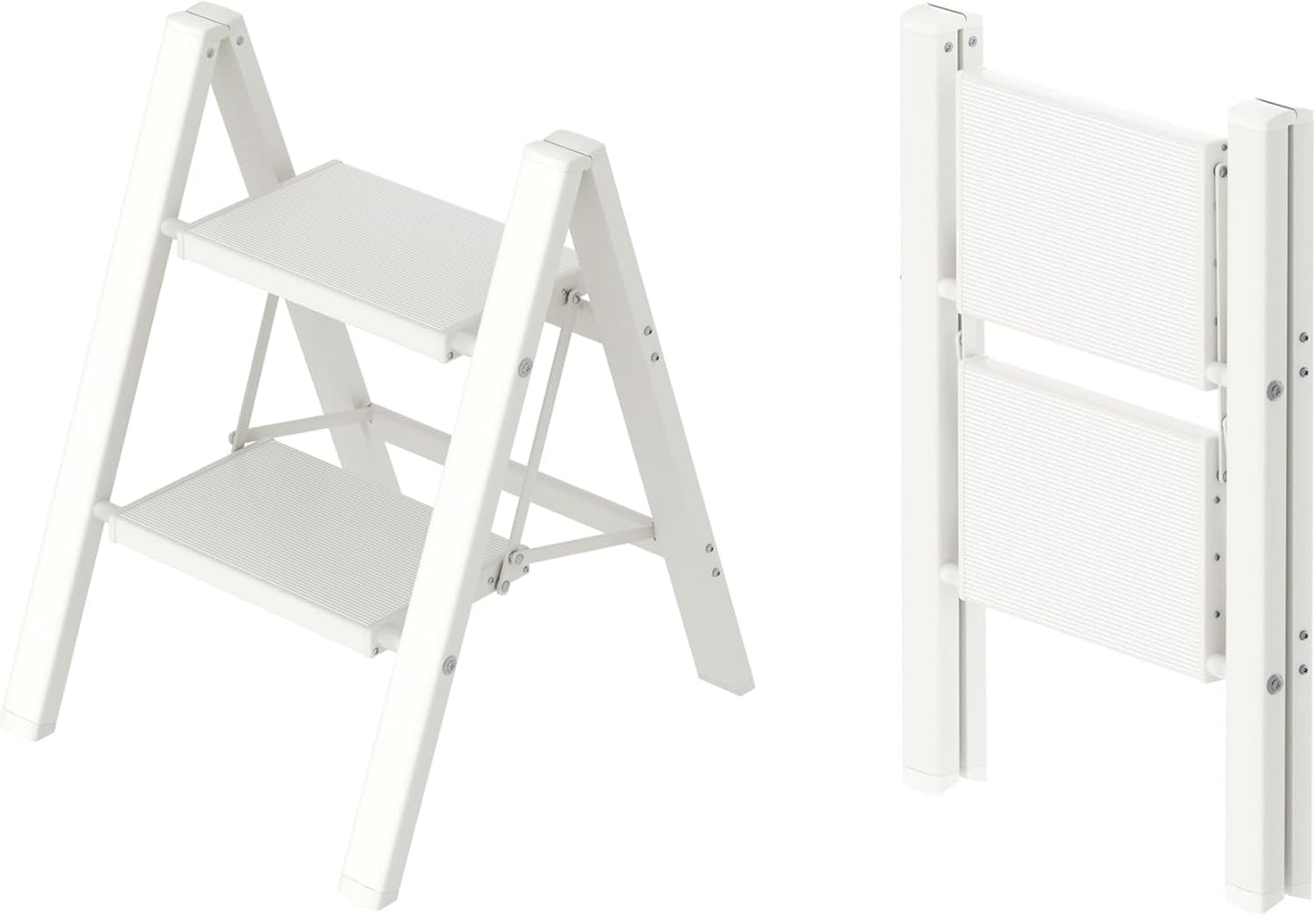 Taranta 2 Step Ladder - Lightweight Folding Step Stool for Home